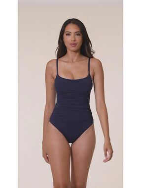 La Blanca Island Goddess Lingerie One Piece - Indigo